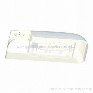 Single LED light, 3W, 260lm, three years warranty, switch on/off button